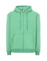 Hooded Sweater JHK Unisex Full Zip Fuji Eucalytus